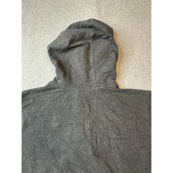 Ariat Hoodie Womens XL Gray REAL Elevated Hood Pullover Henley Kangaroo Pocket